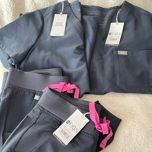 Figs Set 2 Zamora tops small jogger Zamora pants xs petite Brand new with tags.